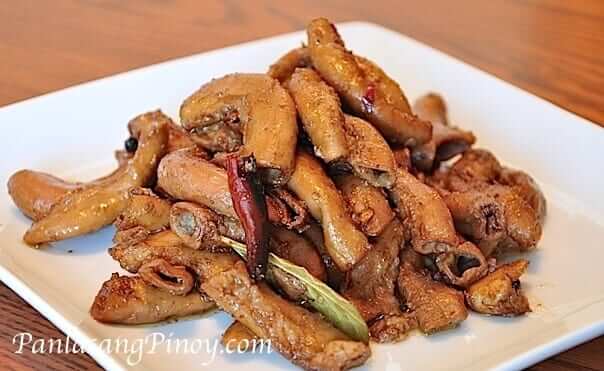 Adobong Isaw (Small Intestine Adobo)