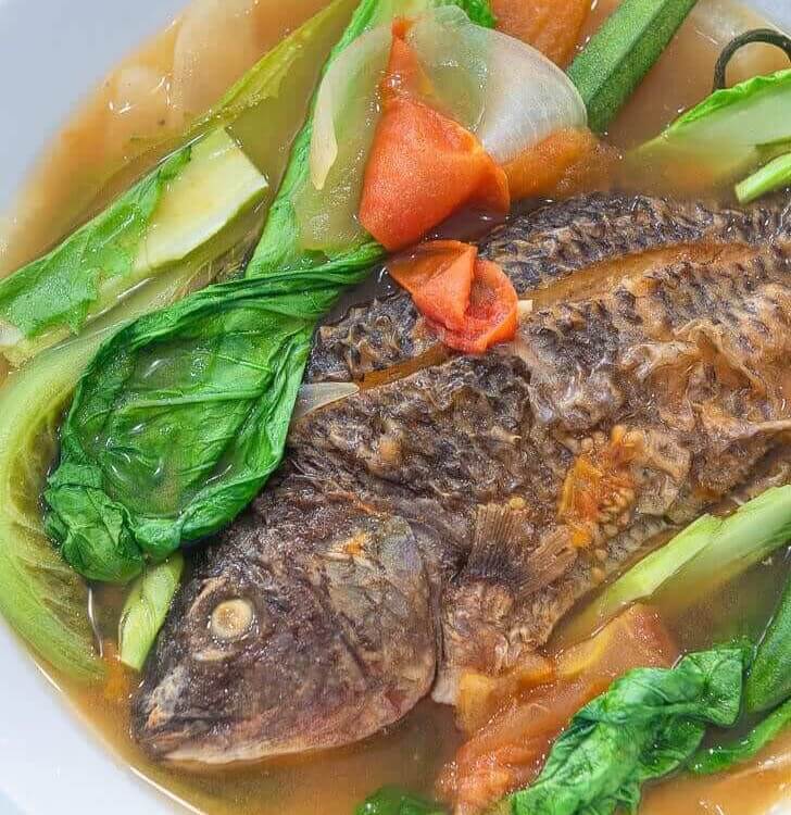 air fried fish sinigang sa miso