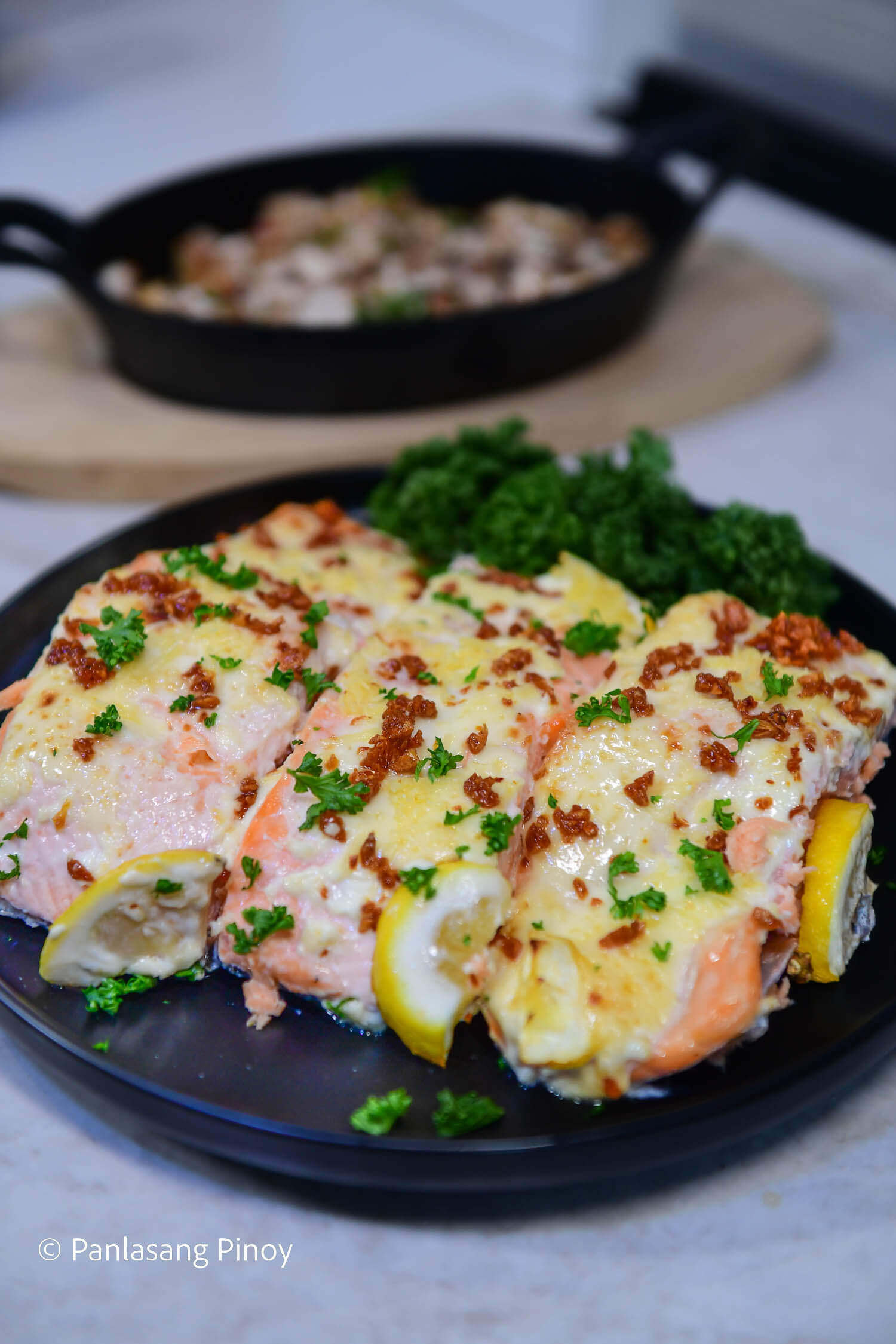 Baked salmon recipe