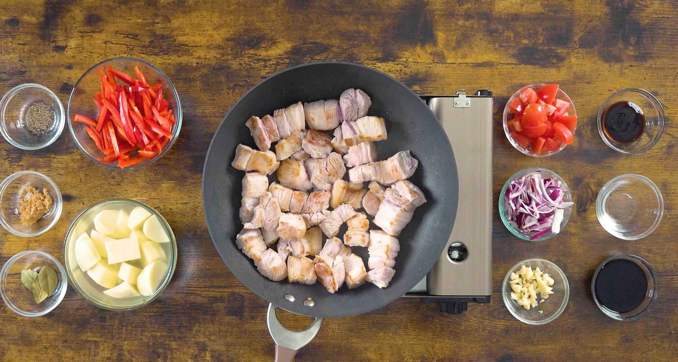 braised pork belly step 1