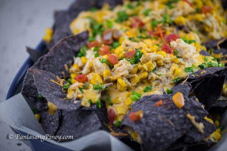 Cheesy Crab and Corn Nachos Recipe