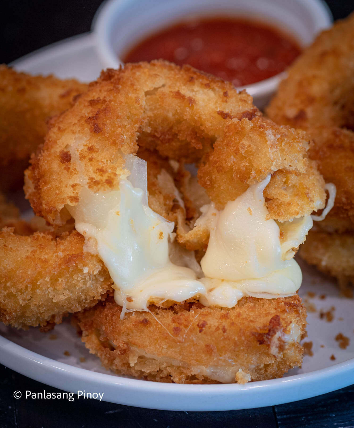 Cheesy Onion Rings