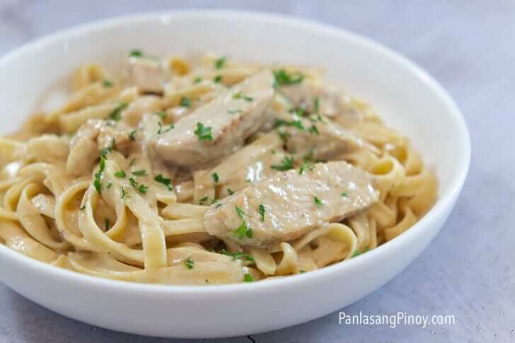 chicken alfredo pasta