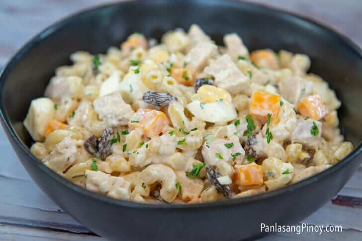 chicken and egg macaroni salad