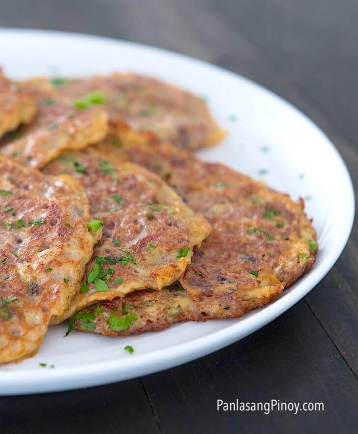 corned beef omelet (tortang corned beef)