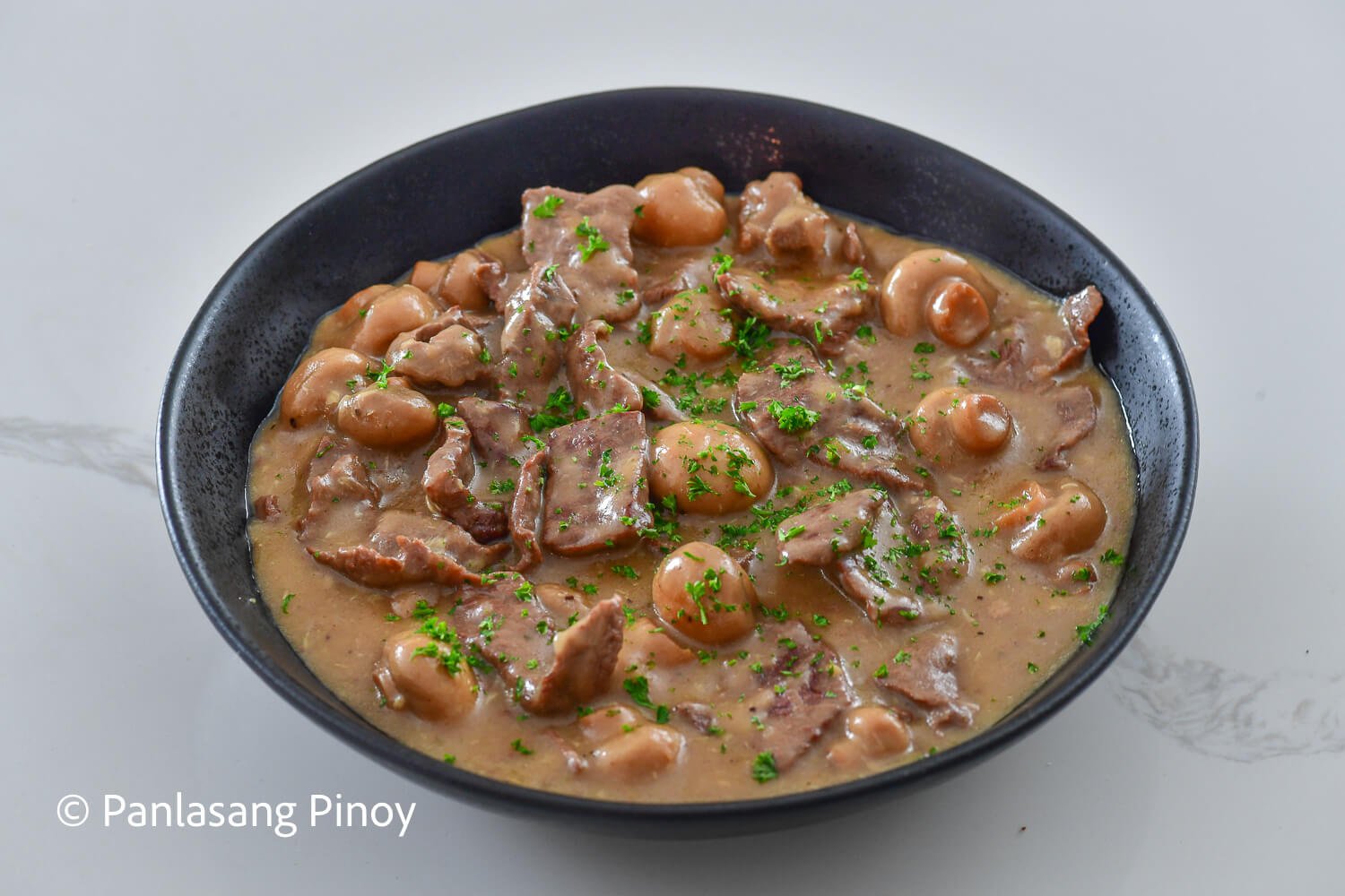 creamy beef with mushroom