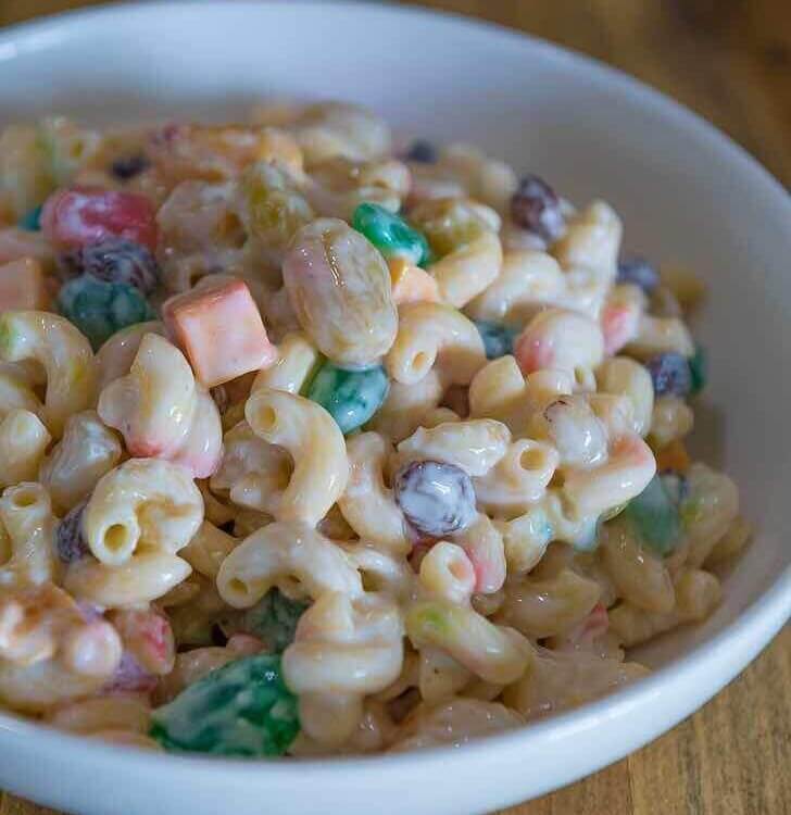 Filipino Sweet Macaroni Salad Christmas