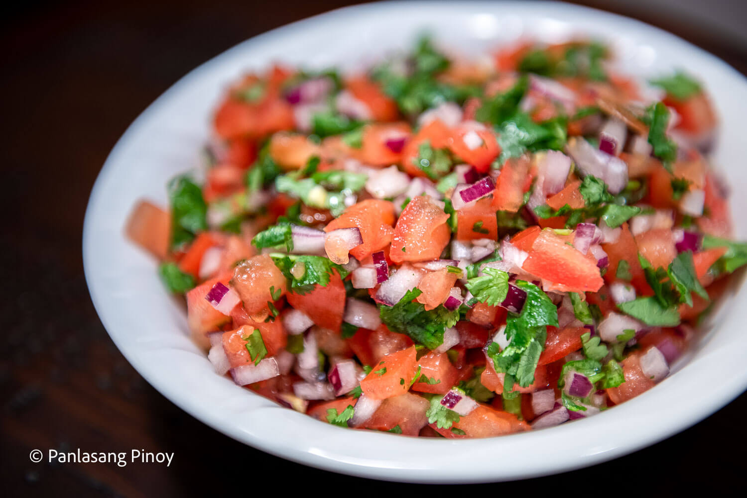 fresh veggies for pico de gallo