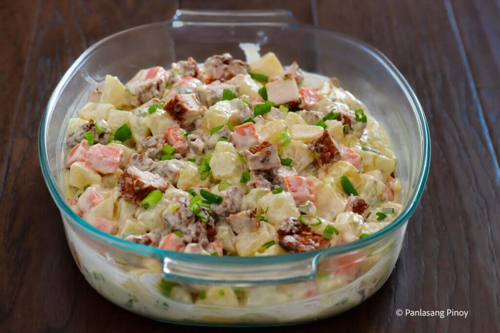 Fried Chicken Potato Salad