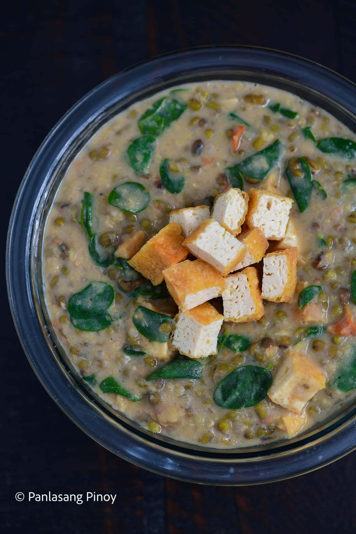 Ginataang Monggo with Tofu and Malunggay