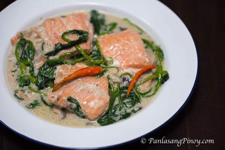 ginataang salmon