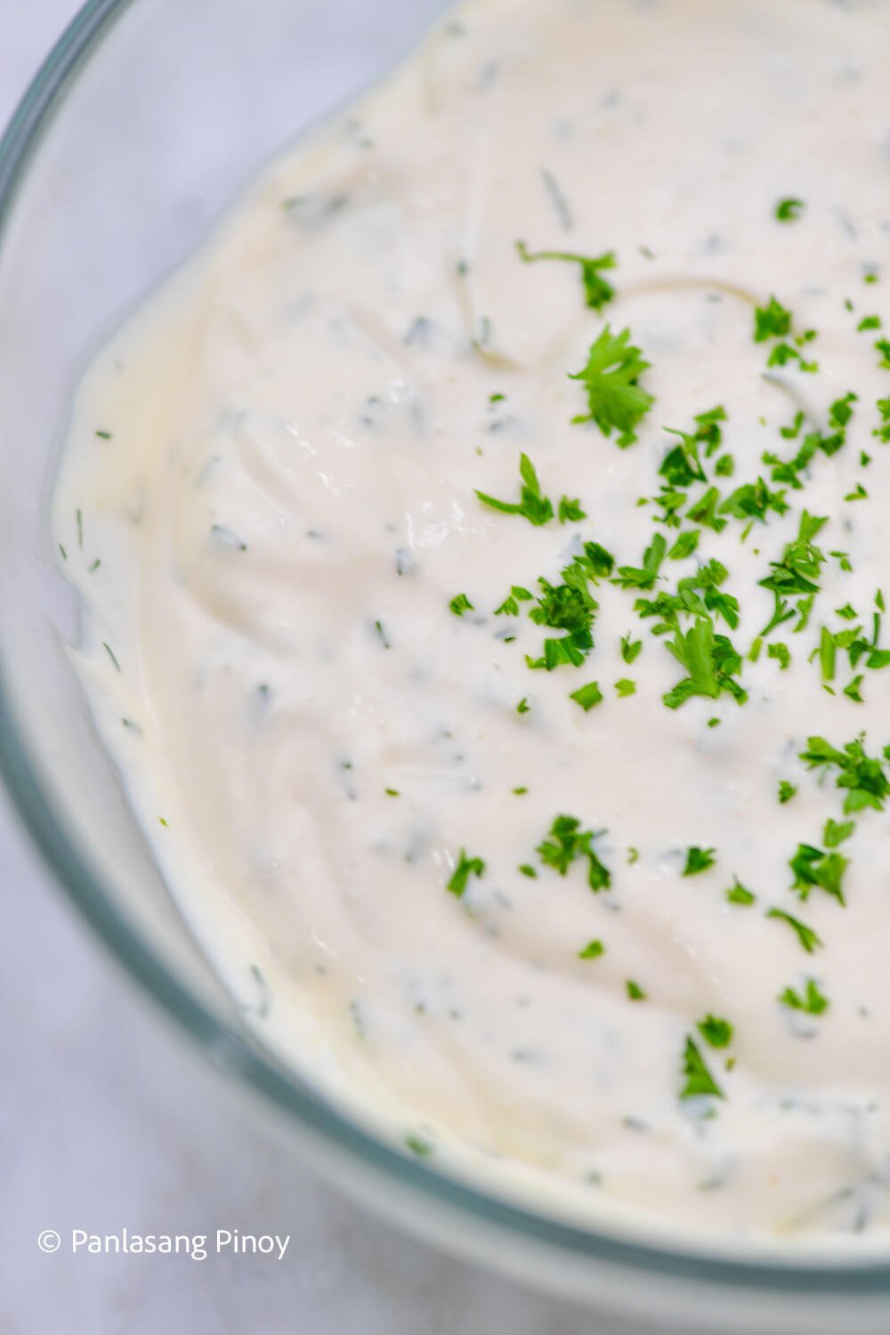 homemade ranch sauce