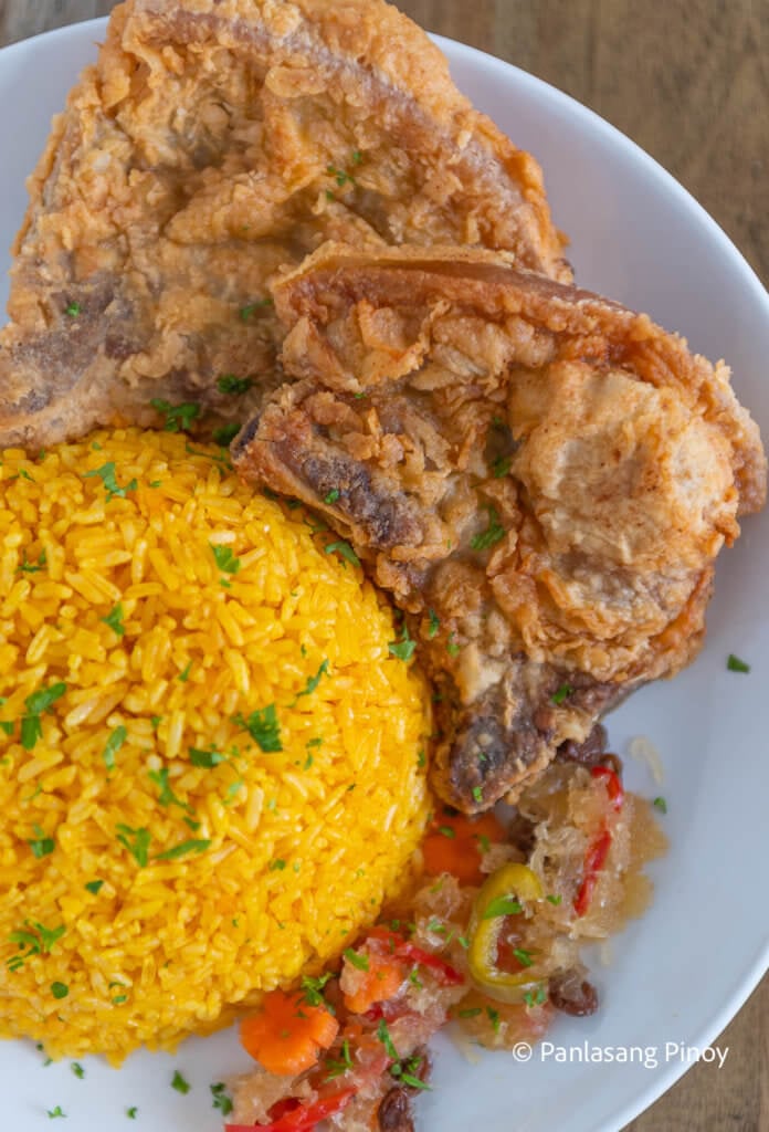 Java Rice and Pork Chop