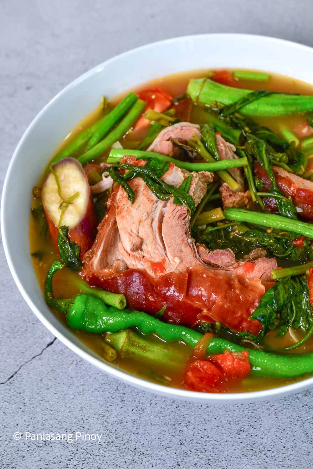 lechon sinigang recipe