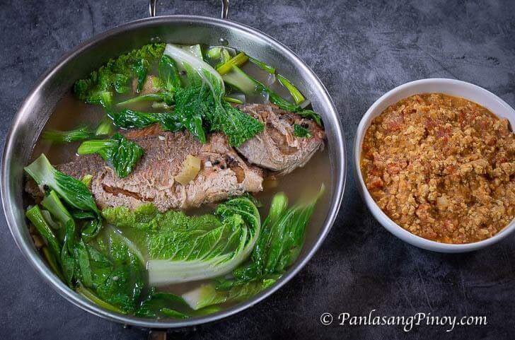 Pesang Isda with Ginisang Miso