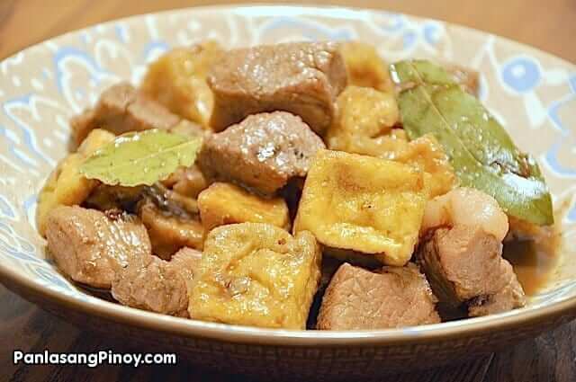 Pork Adobo with Tofu