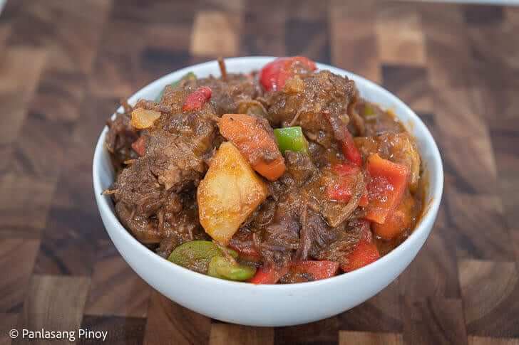 Pulutan Style Beef Caldereta