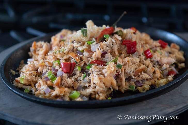 salmon sisig