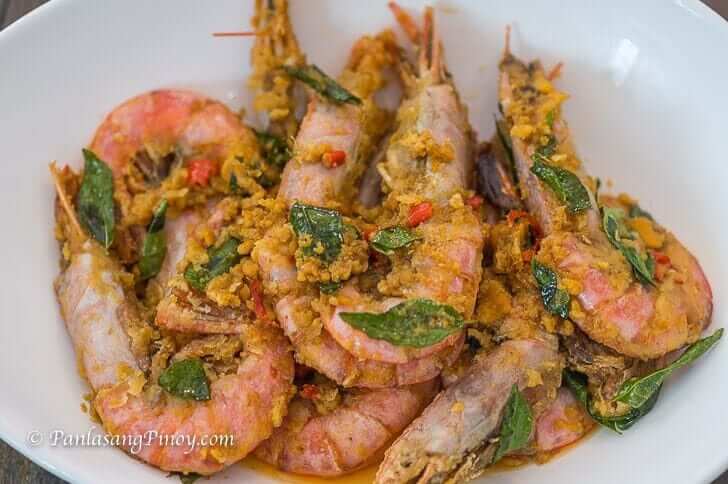 Salted Egg Prawn Recipe