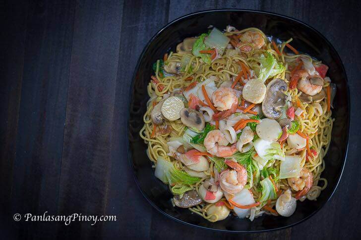 Seafood Pancit Canton Recipe