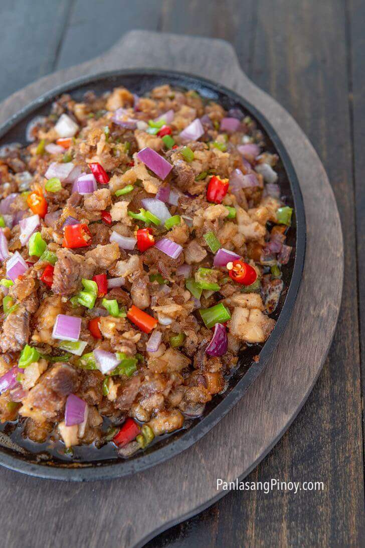 sizzling crispy sisig panlasang pinoy