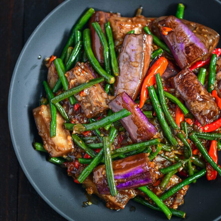 Spicy Eggplant Stir Fry