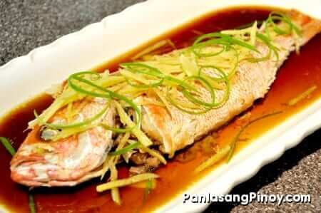 Steamed Fish with Ginger