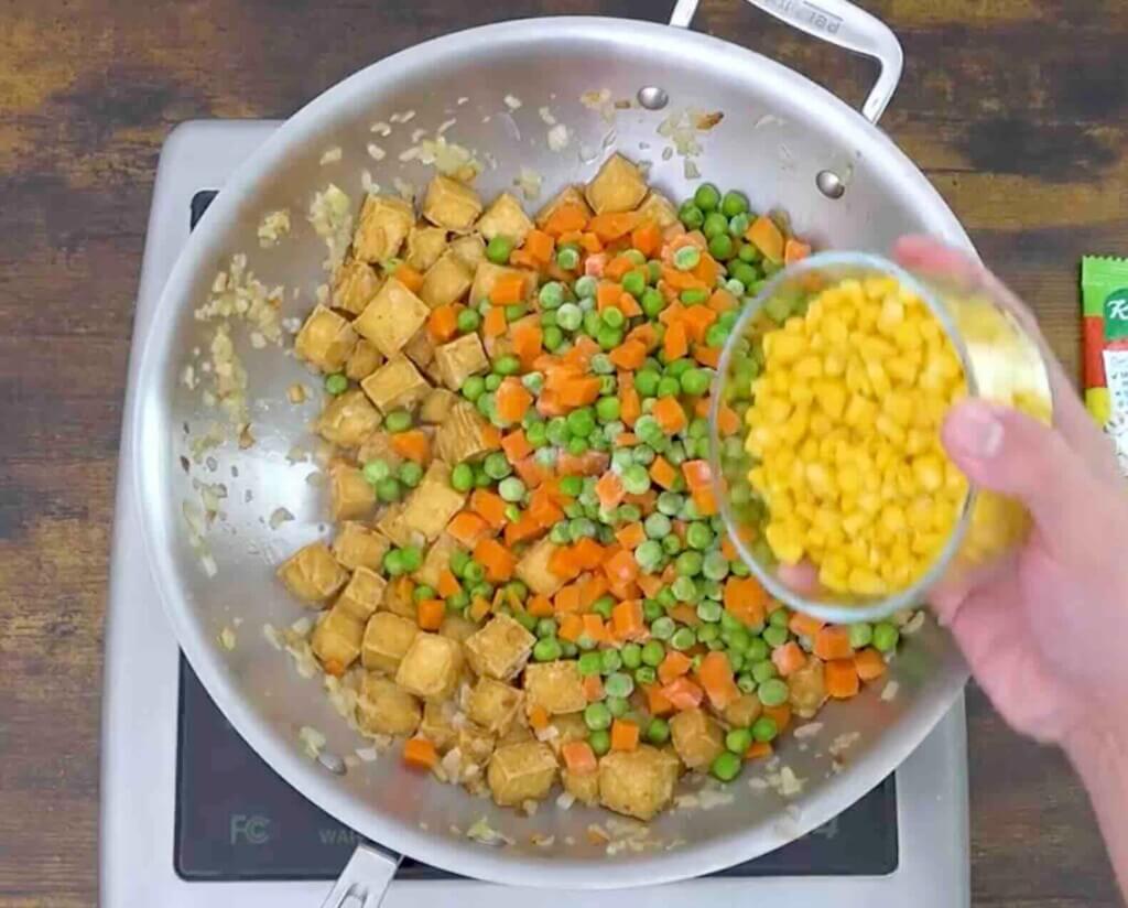 step 3 add vegetables