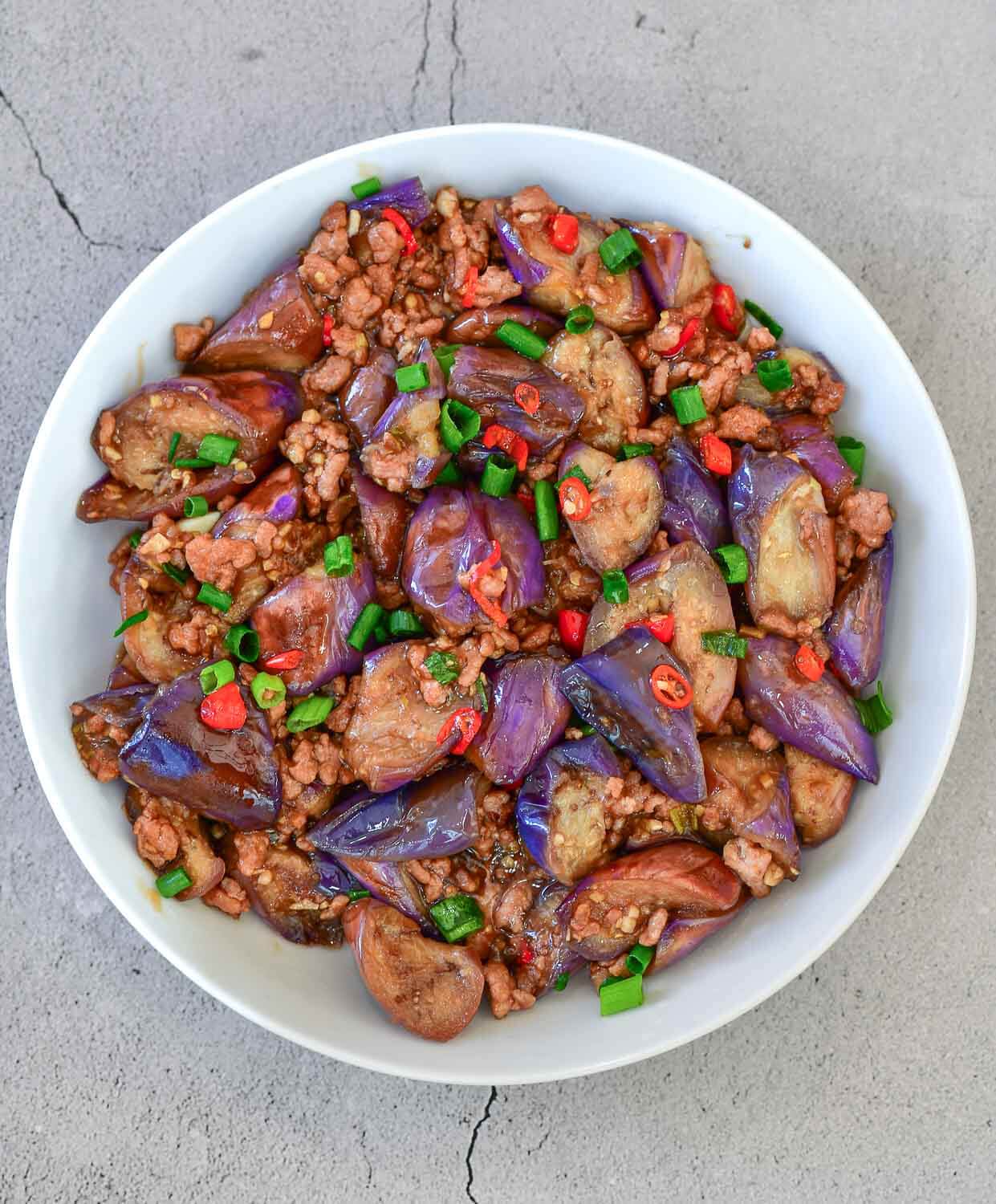 stir fry eggplant