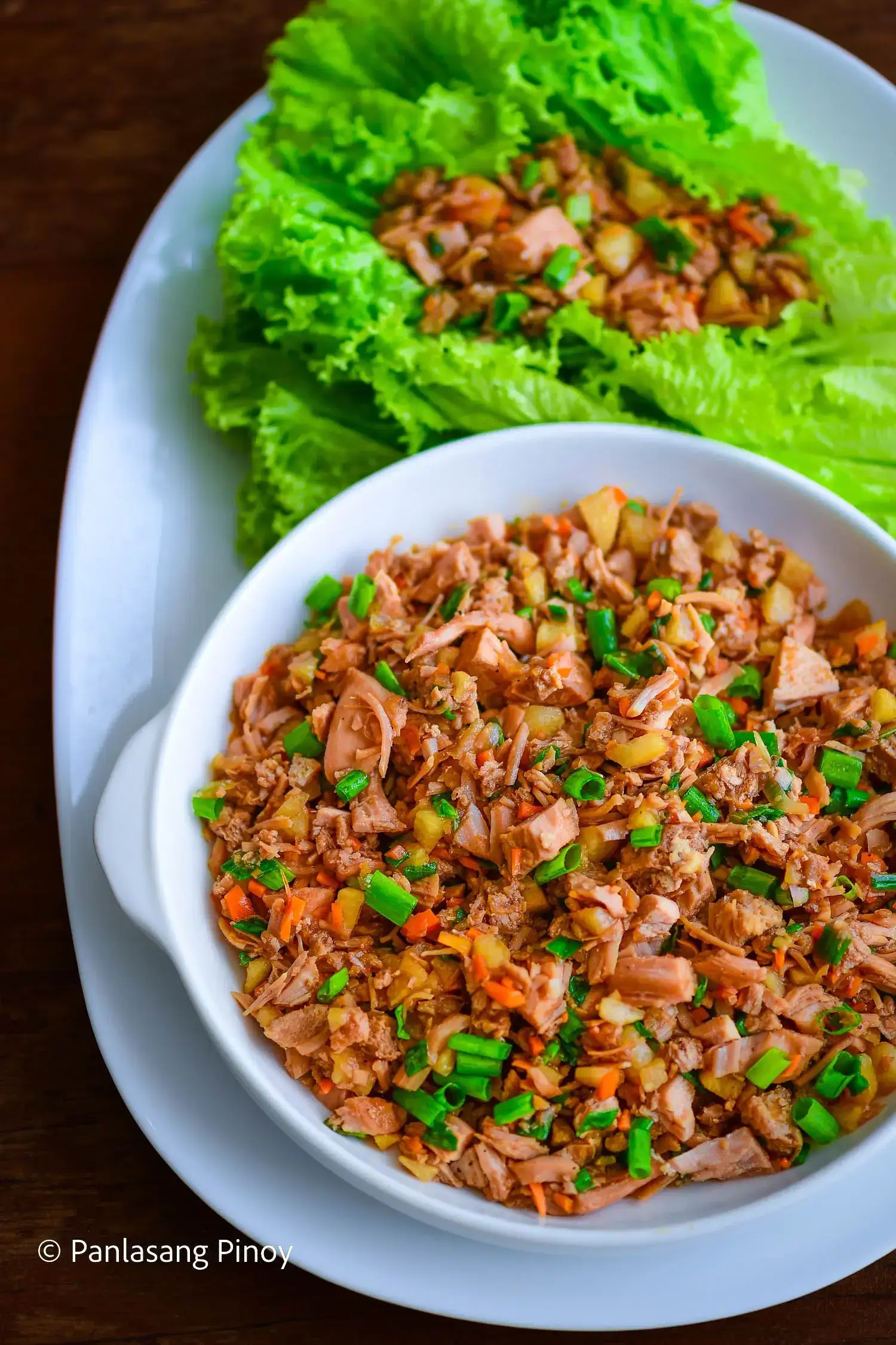 chicken lettuce wrap