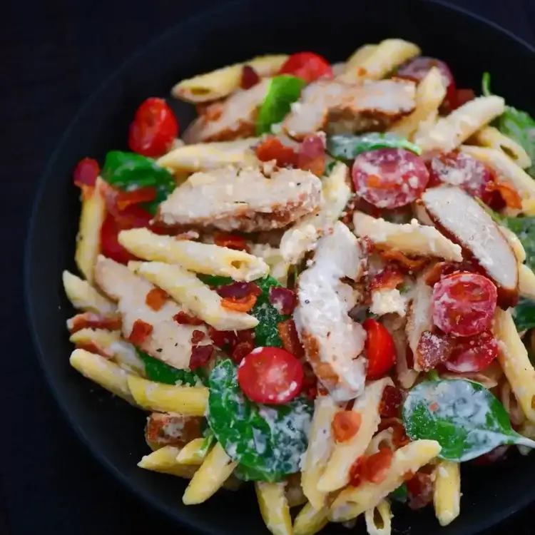 creamy chicken pasta recipe with bacon