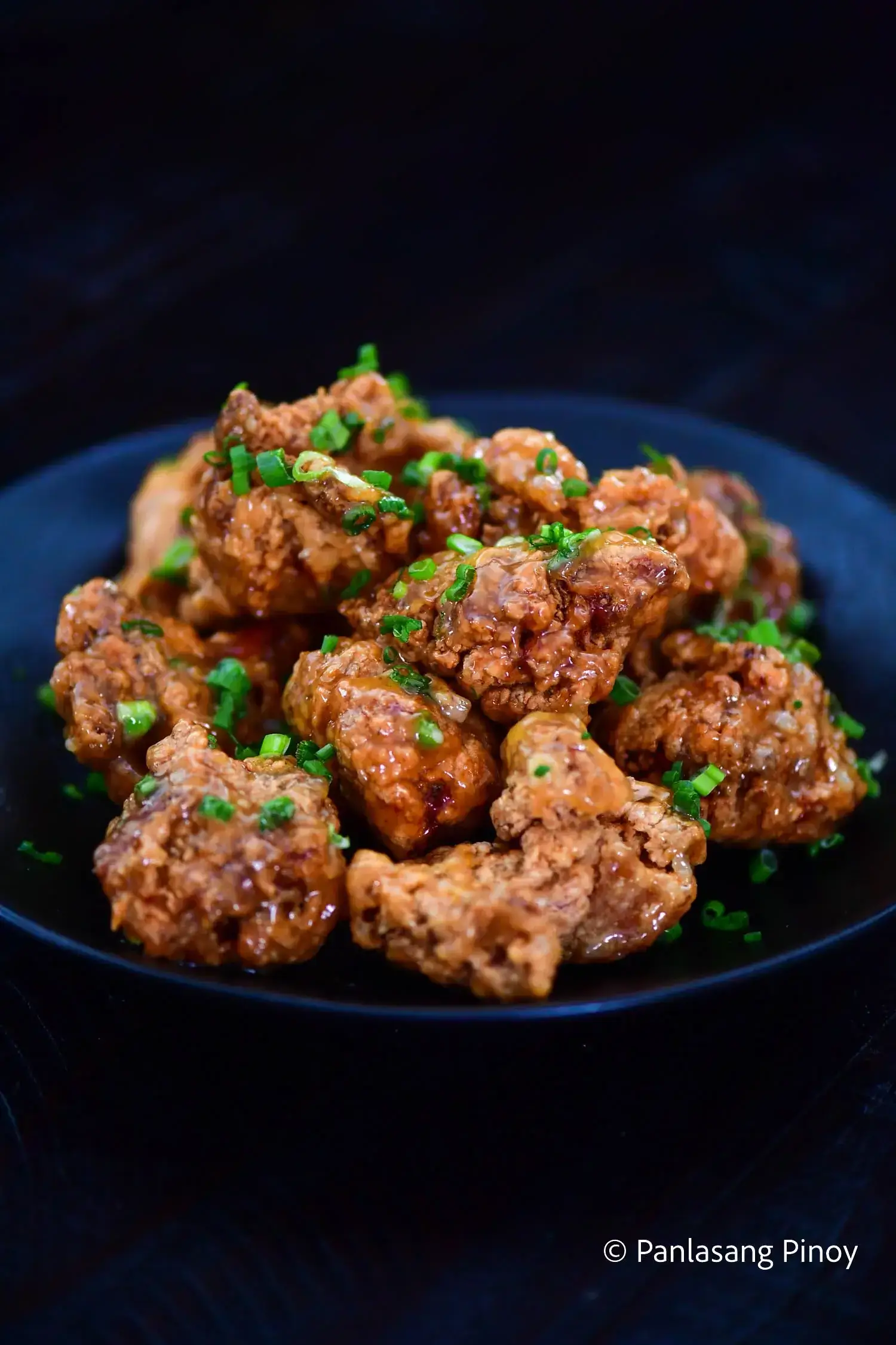 fried chicken with mayo garlic glaze recipe