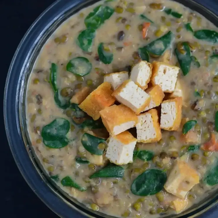 Ginataang Monggo with Tofu and Malunggay